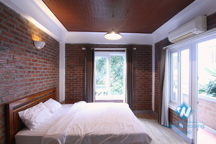 One bedroom serviced apartment for rent in Tay Ho street